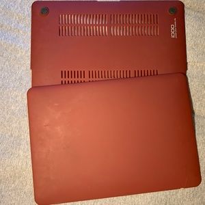 Maroon MacBook Air 13” Plastic case